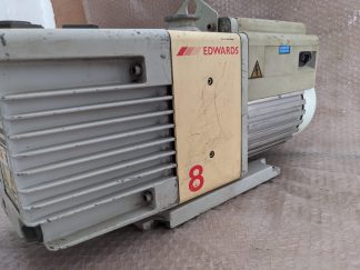 Edwards RV8 Rotary Vane Vacuum Pump - 6.0 CFM, Dual Stage, Quiet & Reliable