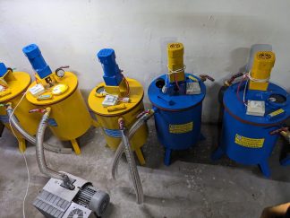 Vacuum Chamber with Mixer at Variable Speed for Rubber Processing